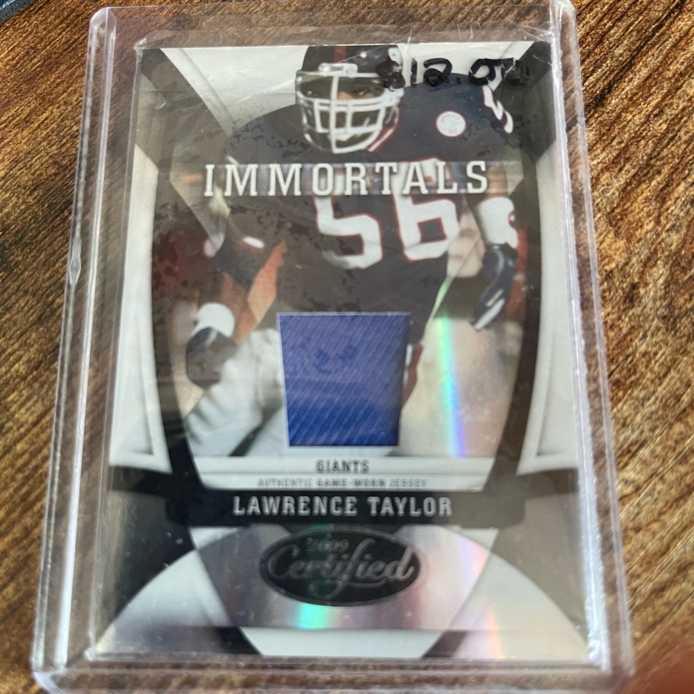 Lawrence Taylor 2009 Immortals Card